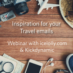 Travel Email Inspiration webinar with icelolly.com