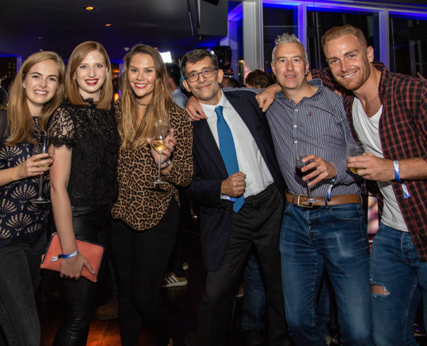 Kickdynamic team at Emarsys Revolution 2018 After Party at the Shard