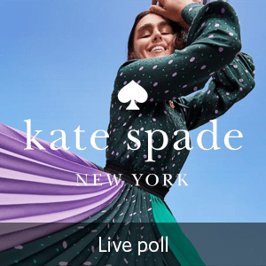 Kate Spade live poll