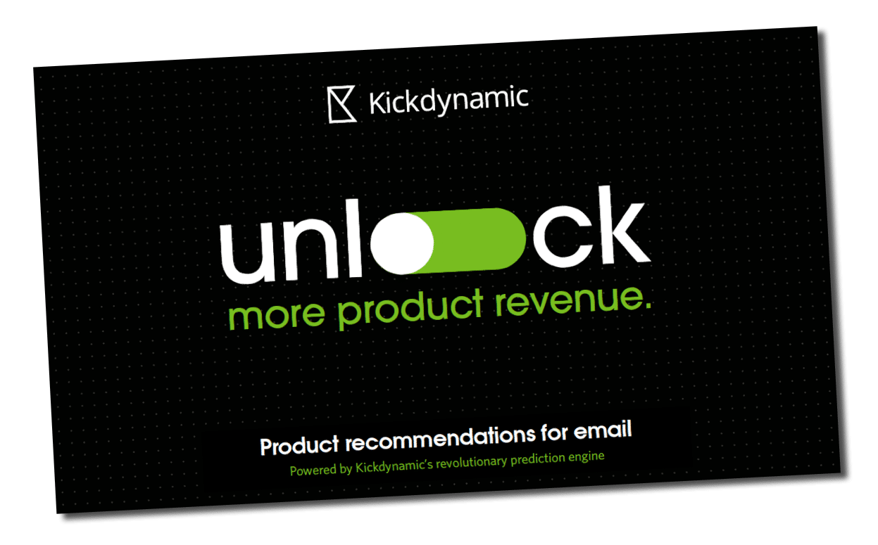 Product Recommendations For Email from Kickdynamic - Download the guide now